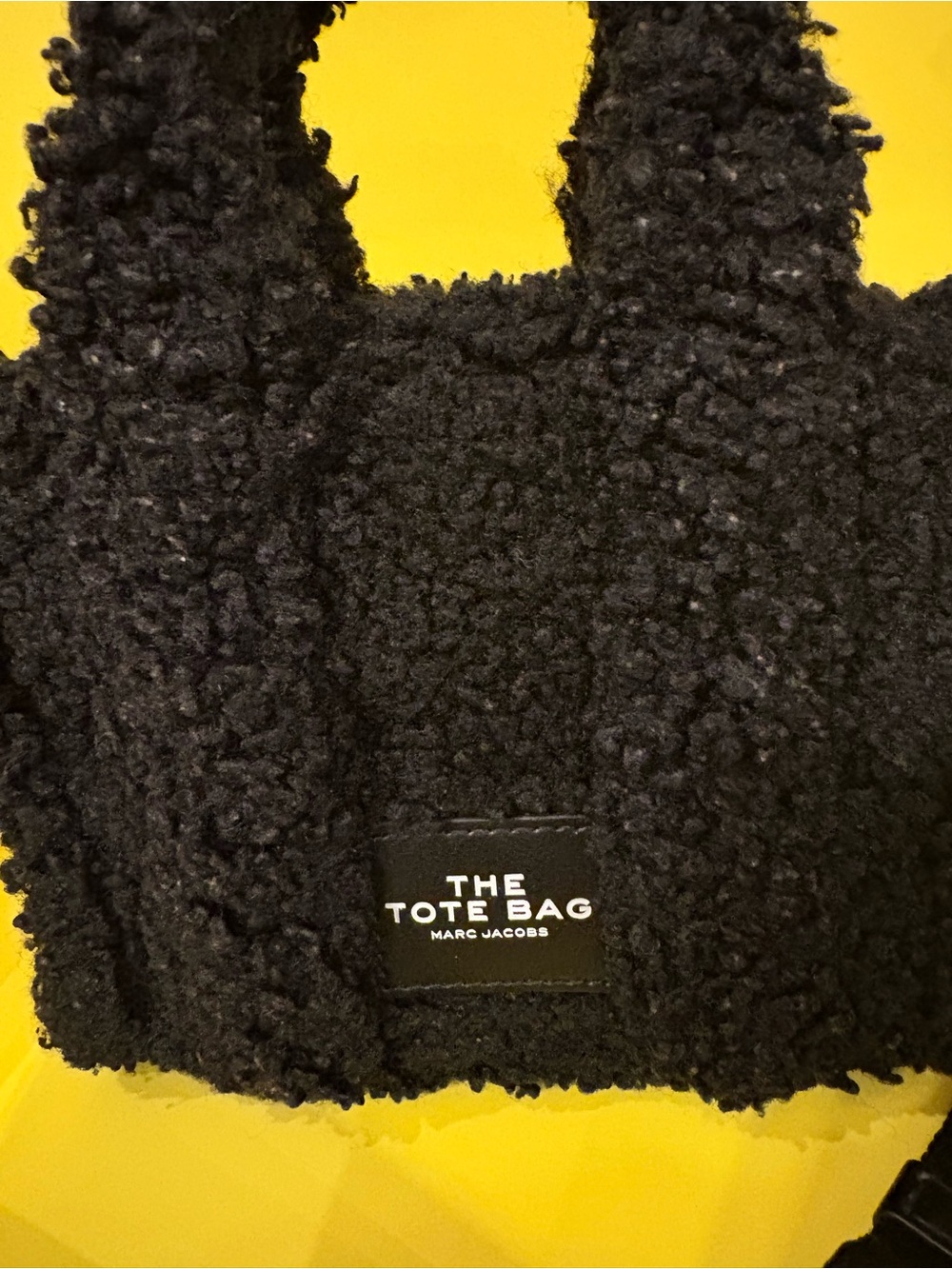 Marc Jacobs Black Teddy The Tote Bag Mini